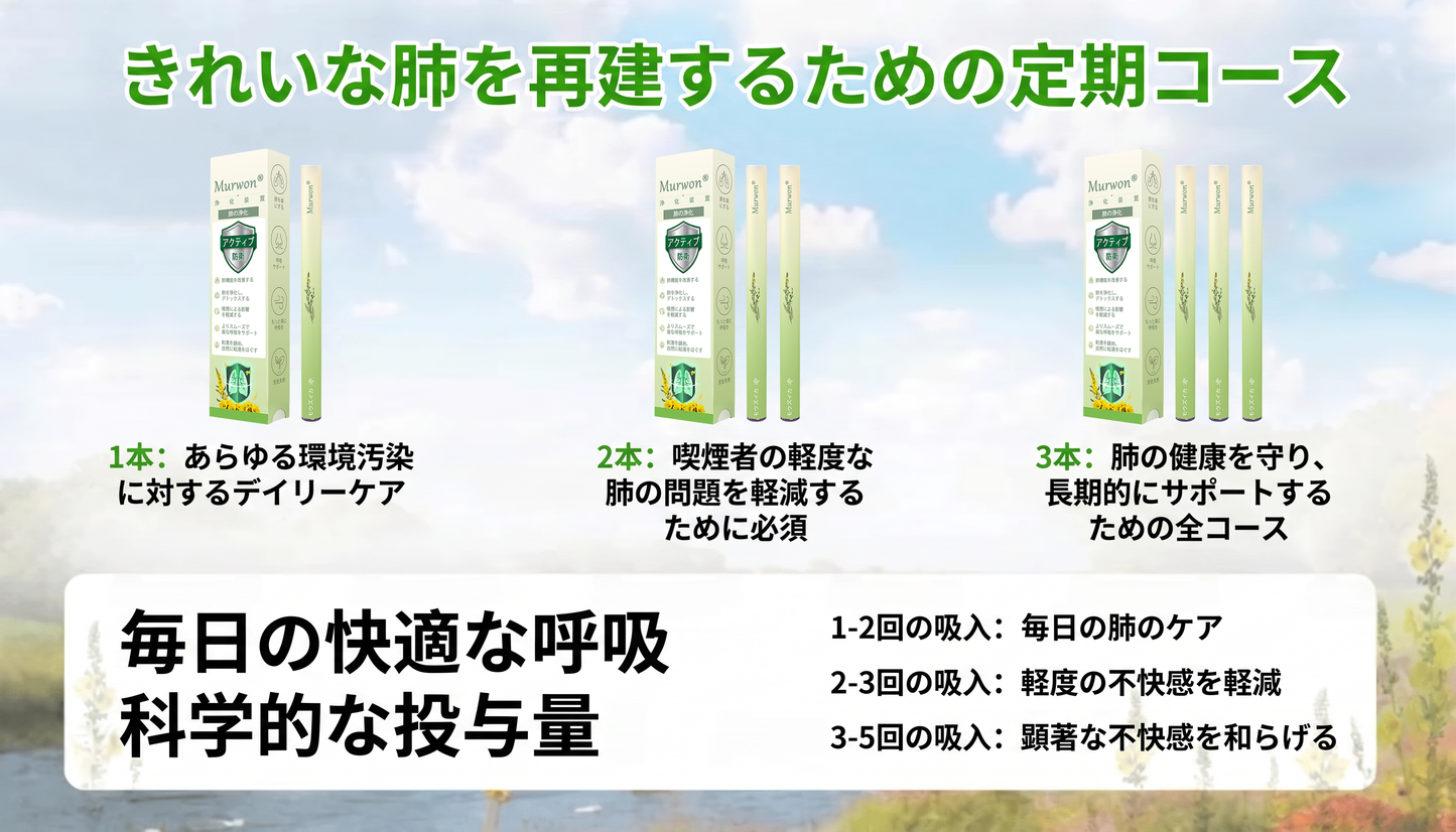 公式フラッグシップストア ✅𝐌𝒖𝒓𝙬𝗼𝗻® ボタニカル・マレイン肺クレンジング・ディフューザー2💕