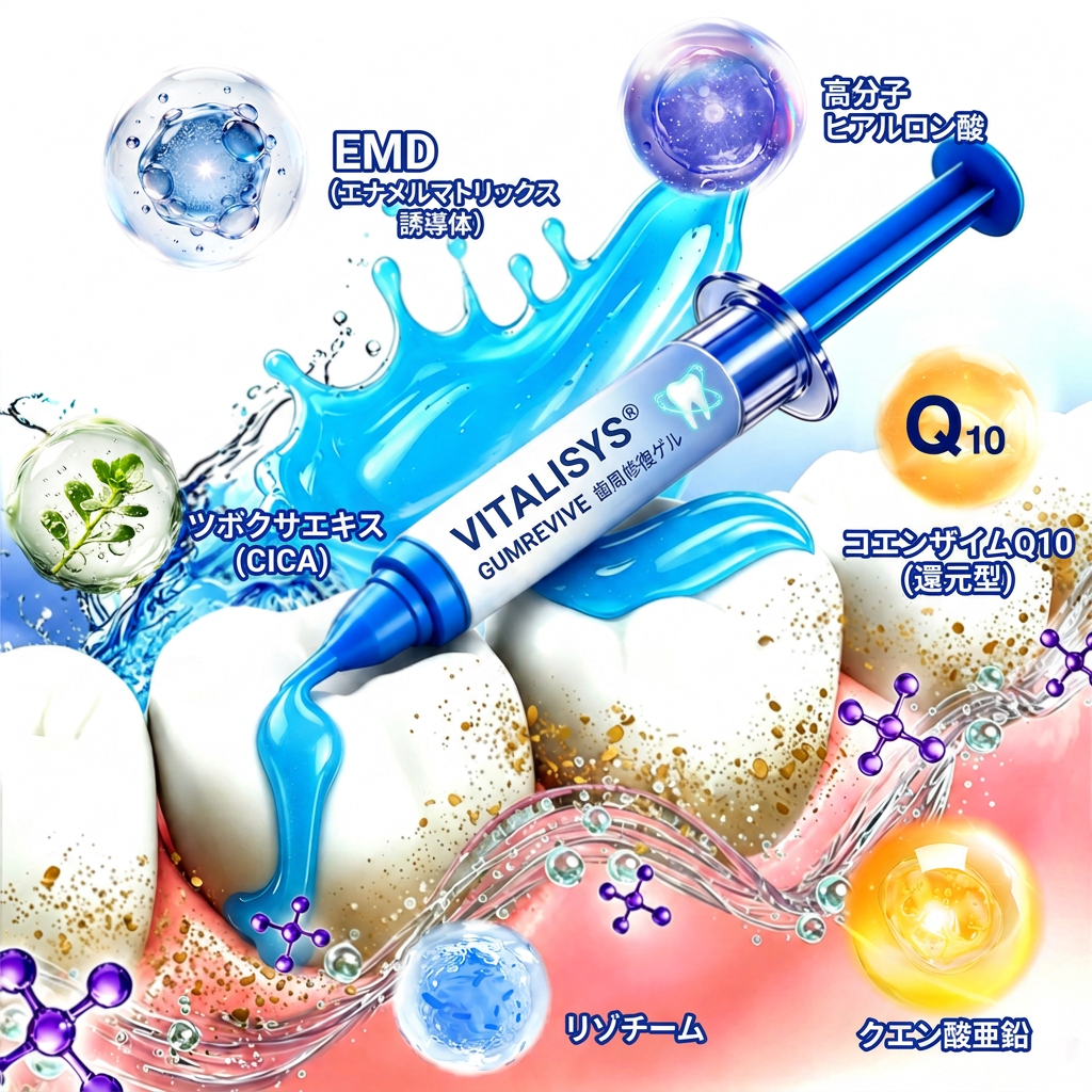 Vitalisys® GumRevive – 歯ぐきケア・リペアジェル 🌥️❤️