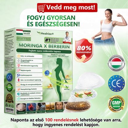 CE által regisztrált & GMP minősítésű | 𝐇𝐞𝐚𝐥𝐫𝐢𝐳𝐞® 🌟🌟𝑴𝒐𝒓𝒊𝒏𝒈𝒂 𝑿 𝑩𝒆𝒓𝒃𝒆𝒓𝒊𝒏 10-𝑰𝒏-1 𝑯𝒂𝒍𝒂𝒅ó 𝑵𝒂𝒏𝒐 𝑴𝒊𝒌𝒓𝒐𝒕ű𝒌 𝑻𝒂𝒑𝒂𝒔𝒛 (𝑵𝒂𝒑𝒊 𝒆𝒈𝒚𝒔𝒛𝒆𝒓, 𝒍á𝒕𝒉𝒂𝒕ó 𝒗á𝒍𝒕𝒐𝒛á𝒔𝒐𝒌 7 𝒏𝒂𝒑 𝒂𝒍𝒂𝒕𝒕）✅ 𝑬𝒍𝒉í𝒛á𝒔, 𝒄𝒖𝒌𝒐𝒓𝒃𝒆𝒕𝒆𝒈𝒔é𝒈, 𝒂𝒍𝒗á𝒔𝒊 𝒂𝒑𝒏𝒐𝒆 é𝒔 í𝒛ü𝒍𝒆𝒕𝒊 𝒑𝒓𝒐𝒃𝒍é𝒎á𝒌