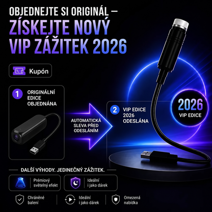 Vitalisys® 5Dスマートプロジェクター 🌌 – 30種類以上の幻想シーン＆スマホアプリで簡単操作 🌥️❤️